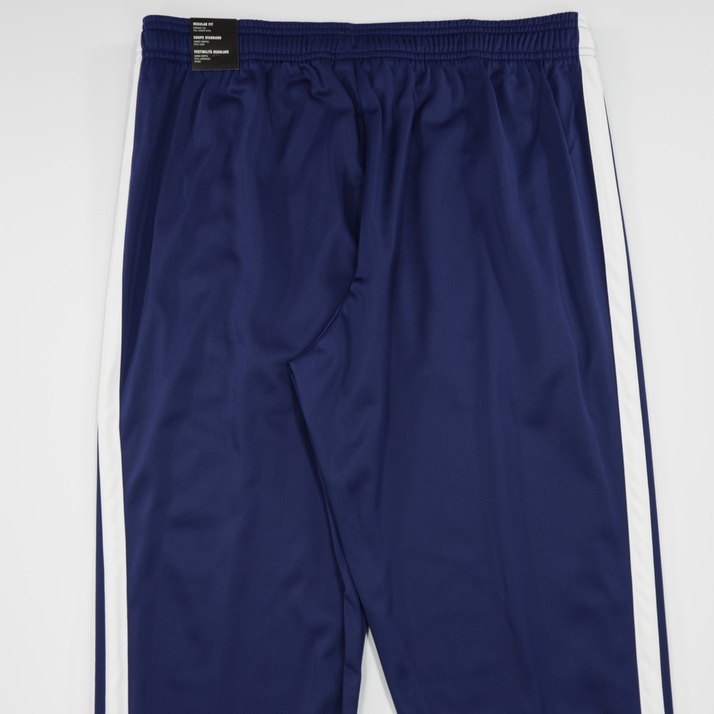 Adidas Men's 3 Stripes Tricot Regular Tapered Lightweight Track‎ Pants Blue M - Picture 6 of 13